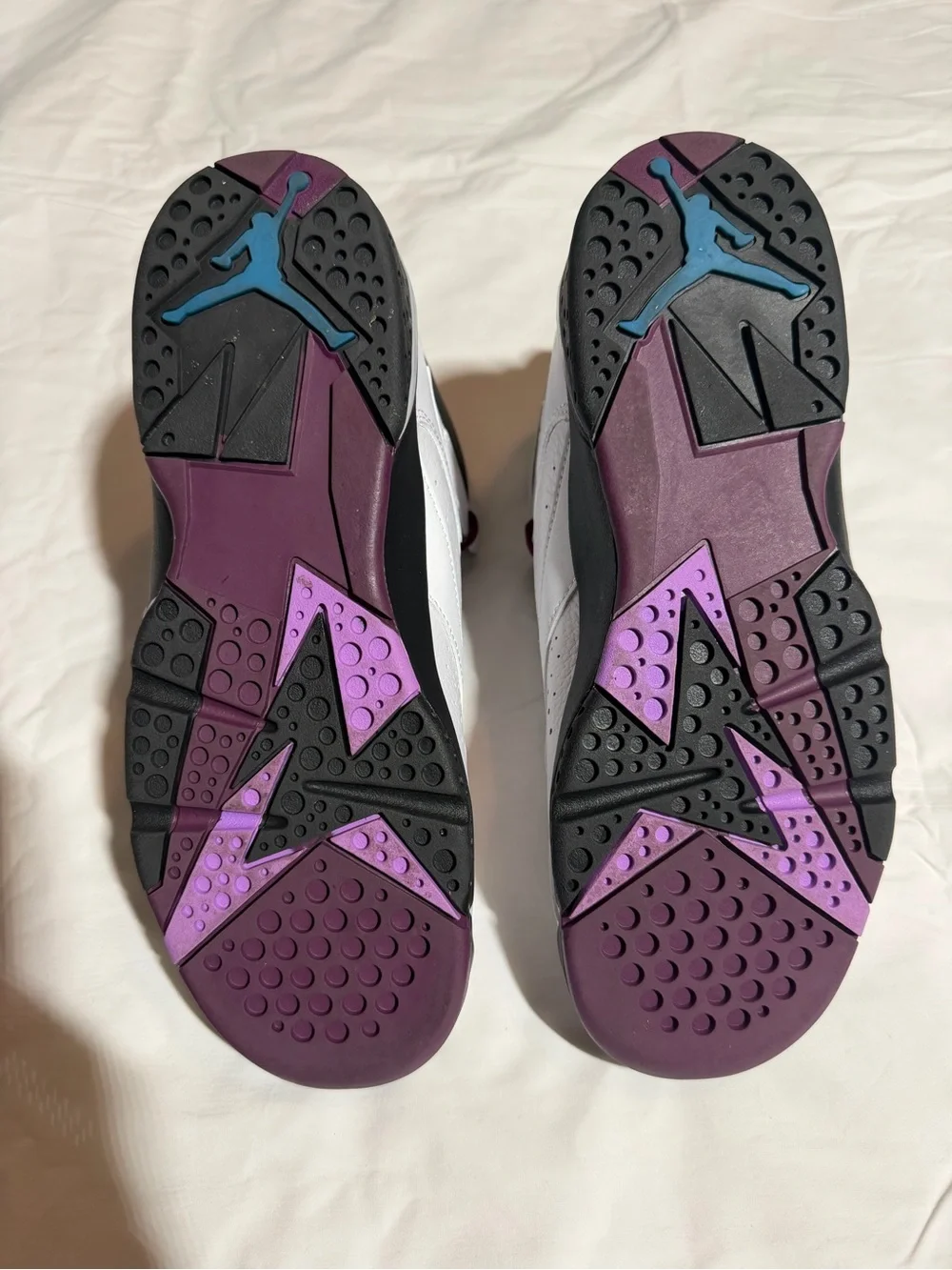 Air Jordan 7 Retro GG size 6.5 White/Fuchsia Glow